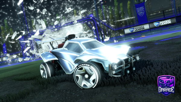 A Rocket League car design from ZilverrZz