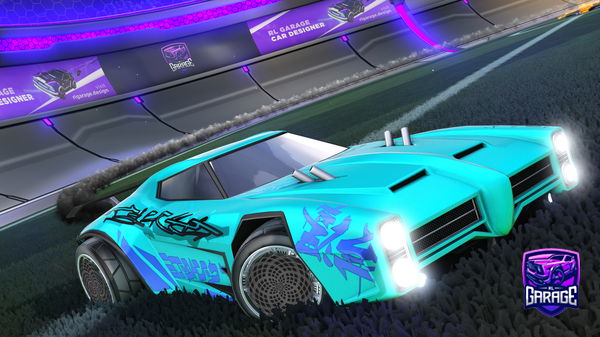 A Rocket League car design from FoundNoGoodName