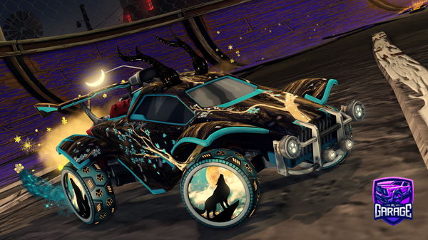 A Rocket League car design from abspielen