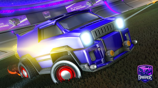 A Rocket League car design from CleetiStudios