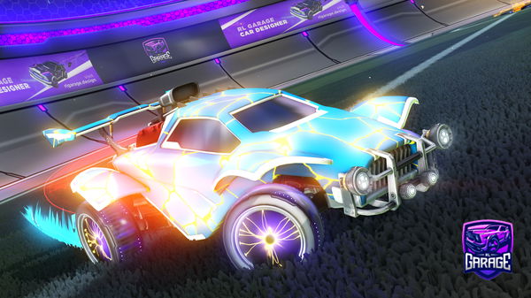 A Rocket League car design from Dreshark