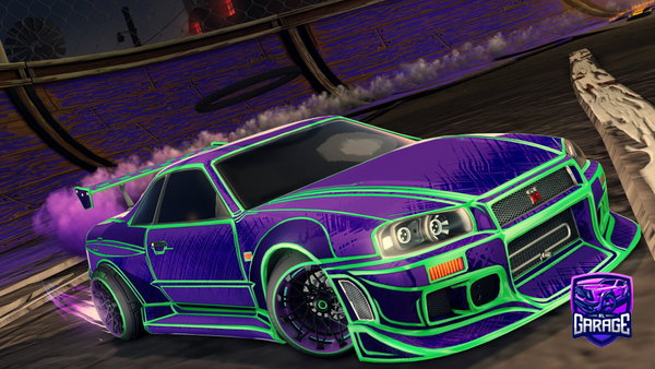 A Rocket League car design from zSandwicher
