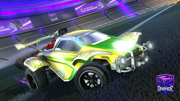 A Rocket League car design from ItsPacerYT