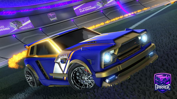 A Rocket League car design from Tommygun1235446