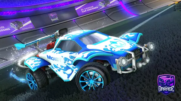 A Rocket League car design from Sneezebar