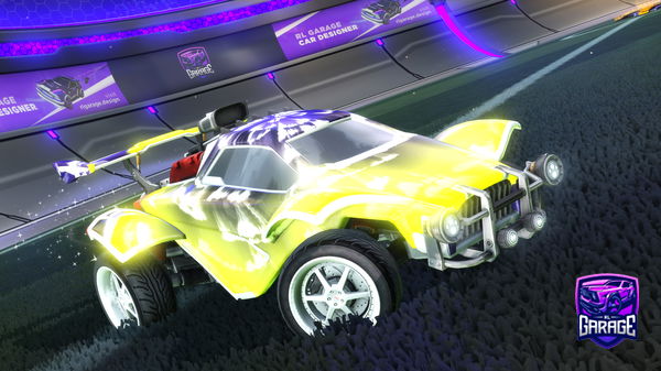 A Rocket League car design from Isksieiifgifj