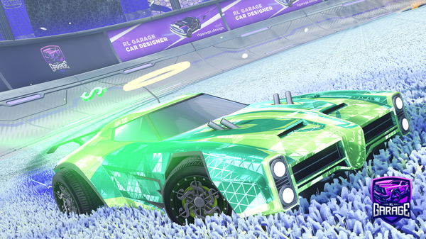 A Rocket League car design from NInjakid12