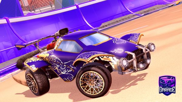 A Rocket League car design from waffle88