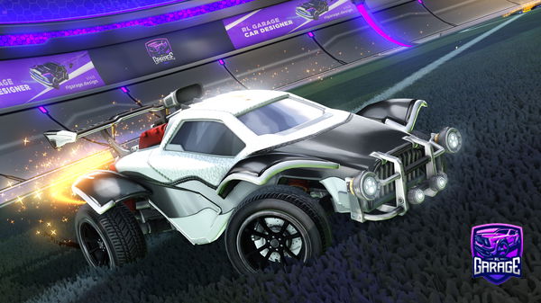 A Rocket League car design from XxDuphyxX