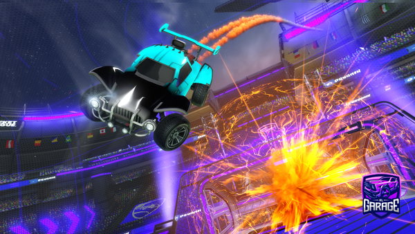 A Rocket League car design from Villaloid