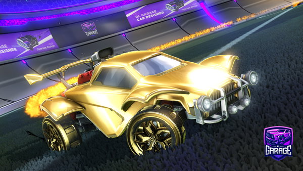 A Rocket League car design from Boostes