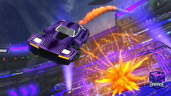 A Rocket League car design from ItsSpiderBoi