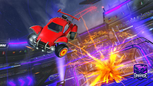 A Rocket League car design from spiderflow6730