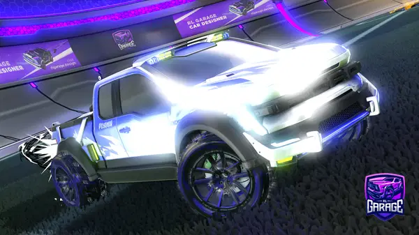 A Rocket League car design from Poweredplayer