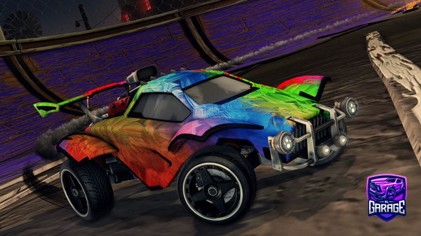 A Rocket League car design from Diegoluacha