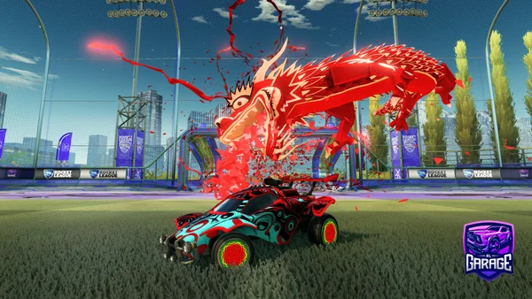 A Rocket League car design from King_Fred