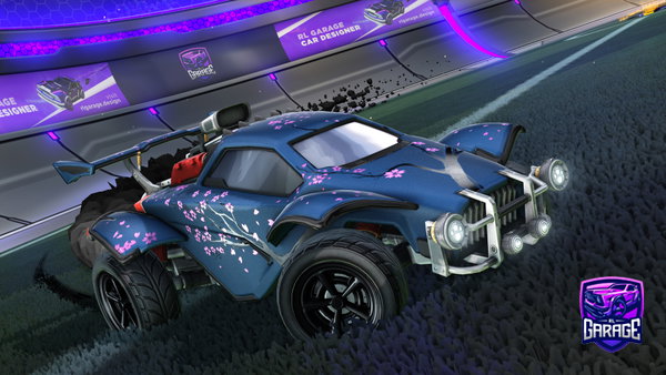 A Rocket League car design from cnowii