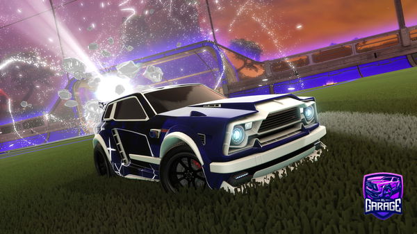 A Rocket League car design from PantherRosko