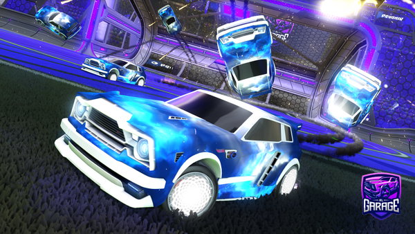 A Rocket League car design from ShooterE22