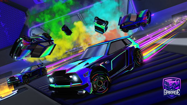 A Rocket League car design from Octy2