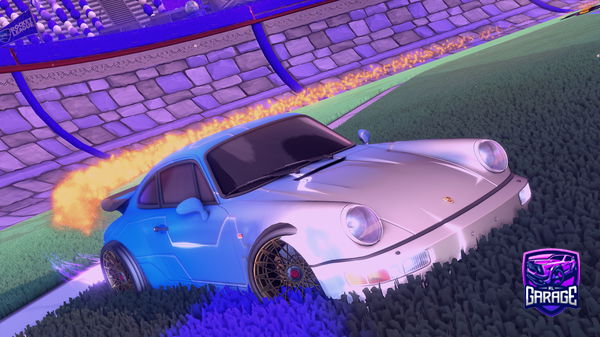 A Rocket League car design from Escher_Pl