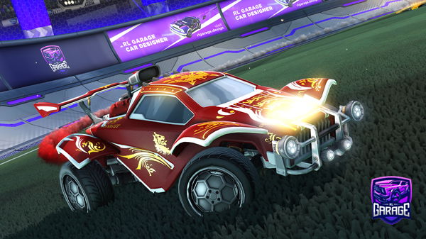 A Rocket League car design from Morneau