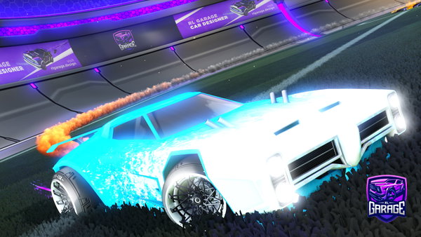 A Rocket League car design from zombieforce51