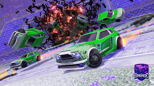 A Rocket League car design from munchy