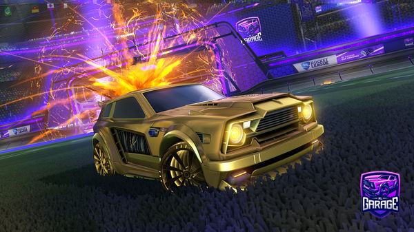 A Rocket League car design from gameslinga
