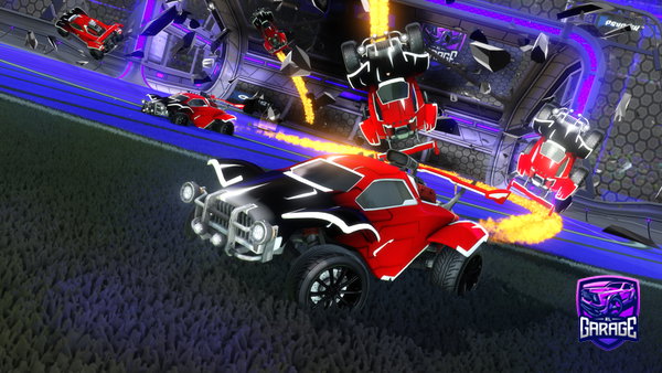 A Rocket League car design from Waakyy