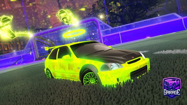 A Rocket League car design from Donpacho