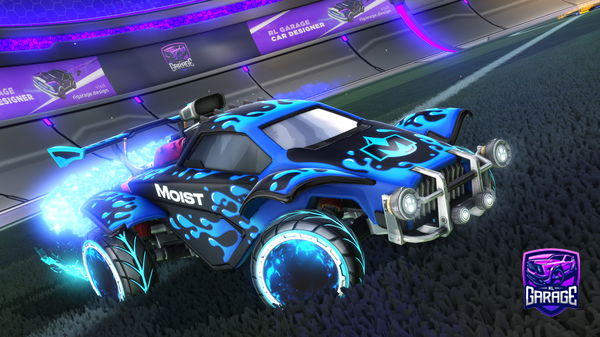 A Rocket League car design from Pro_leemerlord