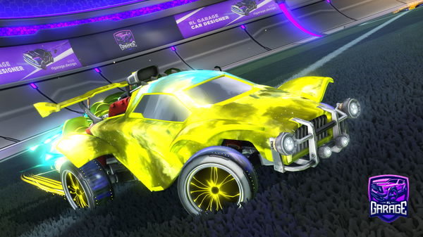 A Rocket League car design from MrGilly21