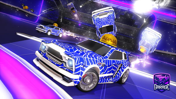 A Rocket League car design from gamingskater2012
