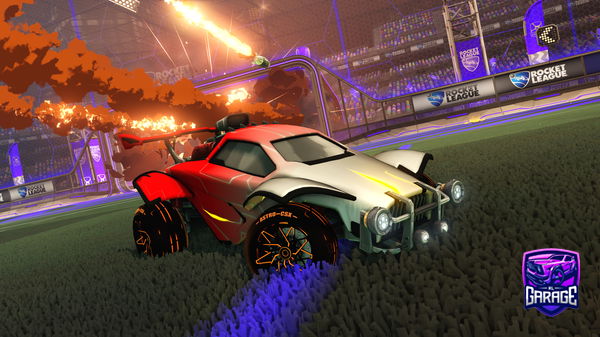 A Rocket League car design from NicoNickitto030