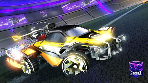 A Rocket League car design from OllayRowlin