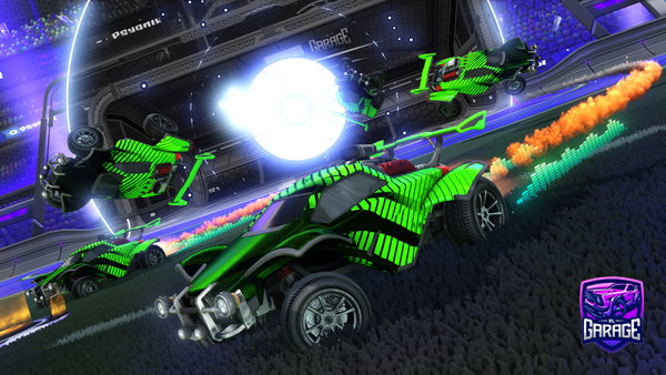 A Rocket League car design from Skybluefrog7