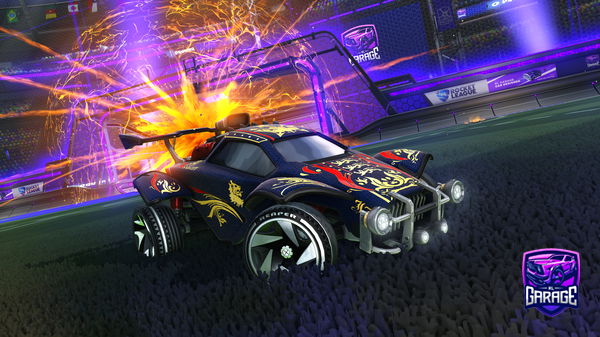 A Rocket League car design from quin918283