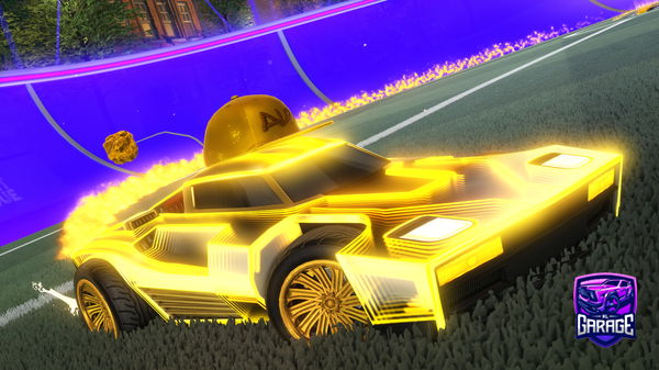 A Rocket League car design from McLarenpro