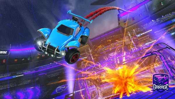 A Rocket League car design from Iccefn