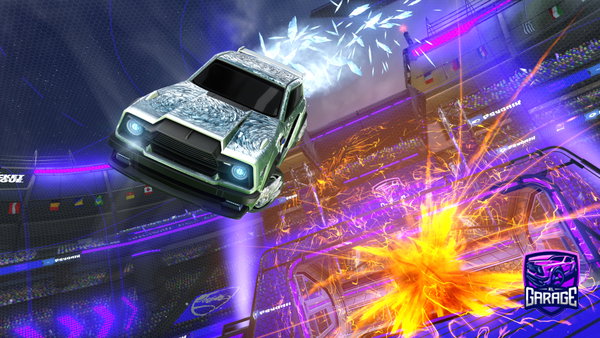 A Rocket League car design from Vulcanyxx
