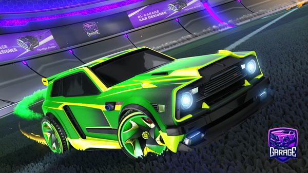 A Rocket League car design from squeak1234