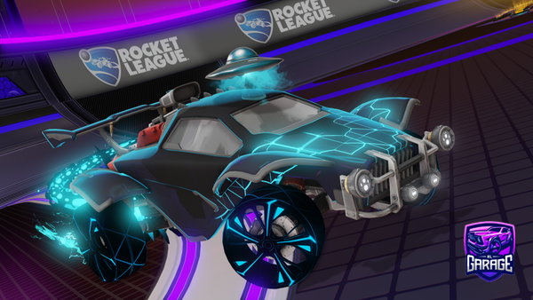 A Rocket League car design from LegendaryOatmilk