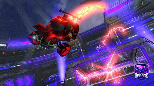 A Rocket League car design from Quitico