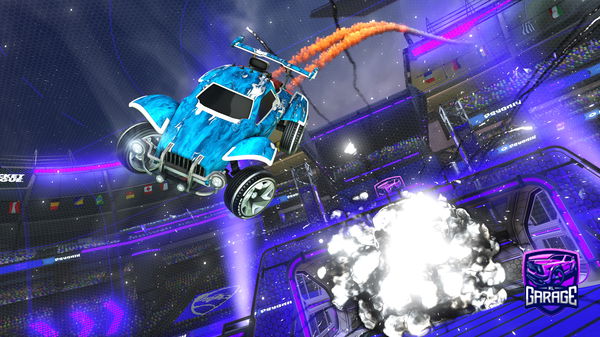 A Rocket League car design from mattmations