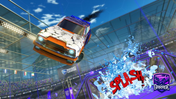 A Rocket League car design from XxRileythestream1