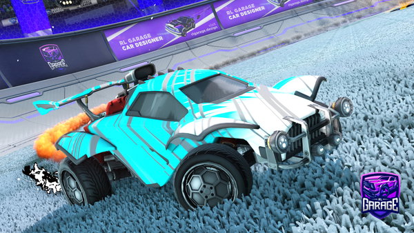 A Rocket League car design from N1TR0T30R0