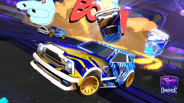 A Rocket League car design from Aominshah