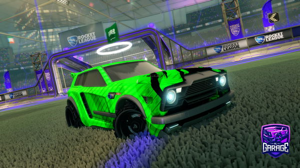 A Rocket League car design from Kirby_is_best