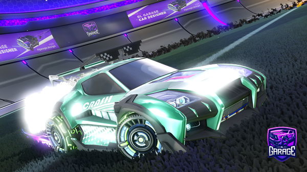 A Rocket League car design from SamSamBax_XD